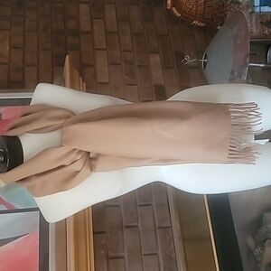 Baby alpaca camel colored scarf made in Peru super soft  Alpacas Illary brand